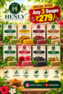 HENLY Handmade Soap Special Offer – Any 3 Soaps