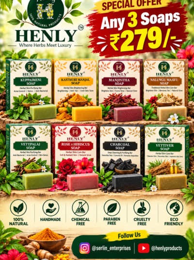 HENLY Handmade Soap Special Offer – Any 3 Soaps