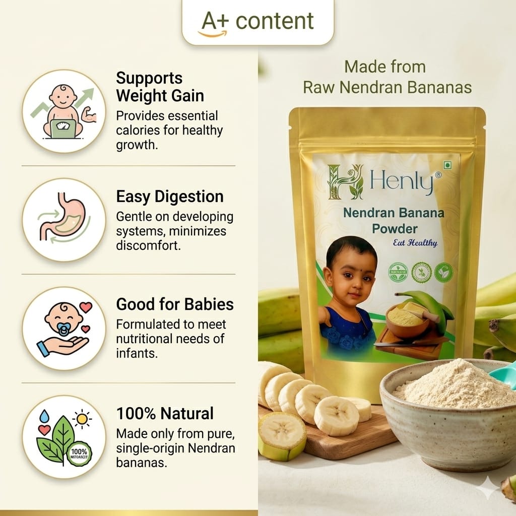 HENLY Nendran Banana Powder - 200g - Image 3